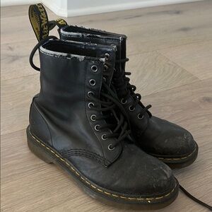 Dr. Martens Black Leather Boots